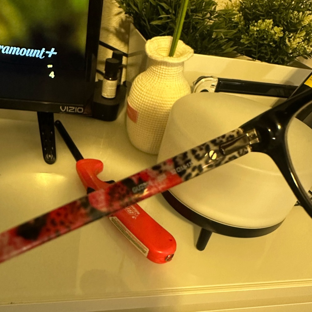 Black Rectangular Eyeglasses - image 5